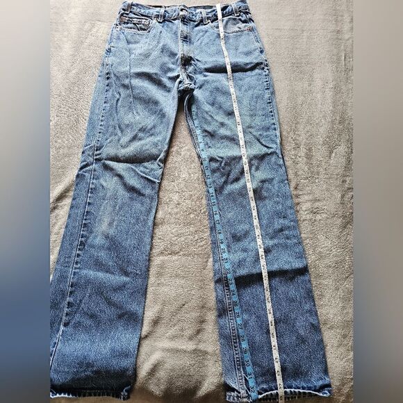 Vintage 2001 Levi's 517 Boot Cut Light Wash Jeans W 36 L 36 - Picture 8 of 10